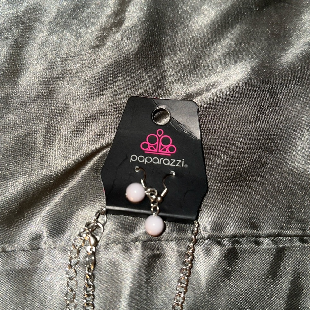 Earrings and matching necklace